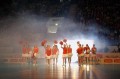 Die Cheerleaders von GC-Unihockey an der Eröffnung