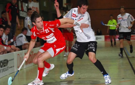 Noel Beyeler zu Chur Unihockey