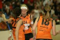 Piranha Chur feiert den Sieg