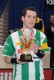 Lukas Hess mit dem kleinen Pokal