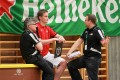 Trainer Nykky mit Esa Jussila und Patrick Britt