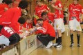 Manser nimmt das Time-Out nach dem 0:3