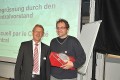 ZV-Präsident Edwin Wiedmer mit Stadtrat Stefan Fritschi