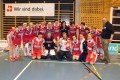 Die Red Lions feiern den NLB-Titel