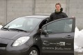 Esa Jussila mit Dank an den Sponsor