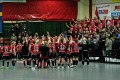 Die Mora-Spielerinnen bedanken sich bei ihren Fans
