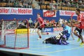 Olsson (Mitte) trifft, Kristoffer Svensson jubelt