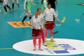 Gewagte modische Akzente beim Warm-Up