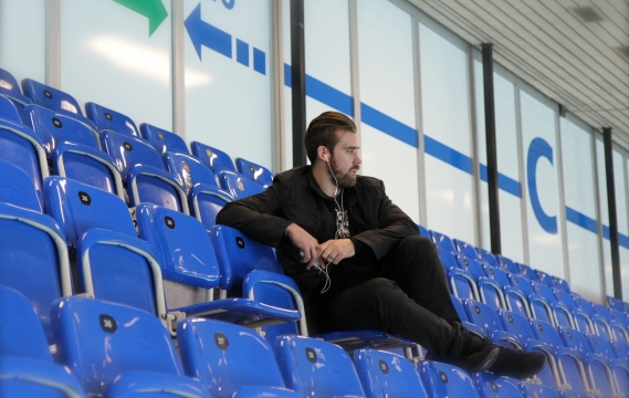 Zetterberg in der Saalsporthalle