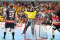 Playoff-Körpersprache bei Meier nach einer Parade