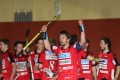 Captain Michael Pfiffner freut sich über den Finaleinzug