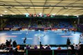 Blick in die Saalsporthalle