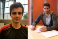 Manuel Hummer und Nino Scherrer unterschreiben bei Uster.