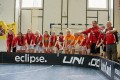 Fans der B14 rot