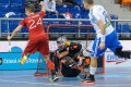 Buchli freut sich über das 4:2 gegen Finnland