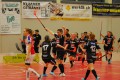 Corinne Haeubi (mitte) Jubelt nach ihrem Treffer