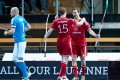 Goaljubel mit #15 Ledergerber Jonas und #12 Laely Claudio