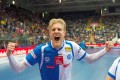 Kim Nilsson mit dem Meisterjubel