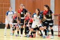 Mannschaftsaufstellung vor dem Red Ants Goal