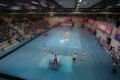 Die Sporthalle Weissenstein in Köniz