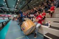 Die FBK-Fans sorgen für Stimmung