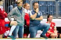 Sascha Rhyner an Bande der tschechischen Frauen Nati