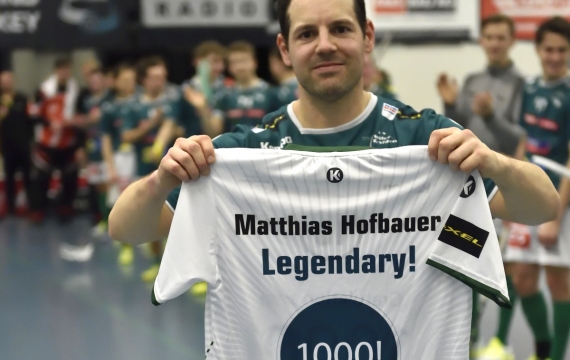 Matthias Hofbauer mit 1000. Skorerpunkt