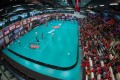 Die Halle ist herausgeputzt