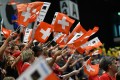 Fans im Athletik-Zentrum in St. Gallen