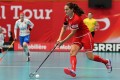 Corin Rüttimann in ihrem 100. Länderspiel