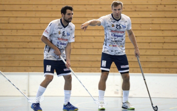 Floorball Fribourg mit einem Lauf