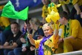 Die Aussies bringen immer Farbe in die Halle