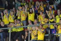 Schwedische Fans schon in Finallaune