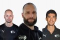 Der neue Thuner Staff mit Samuel Graf, Simon von Gunten und Ryan Winkler