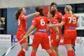 Die Red Lions bejubeln einen Torerfolg