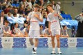 Rovin Thalmann und Timon Anderegg vor dem Spiel