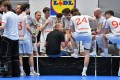Die Schweizer beim Timeout