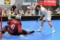 Yannic Fitzi scheitert mit dem ersten Penalty...