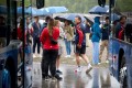 Anreise bei trübem Wetter